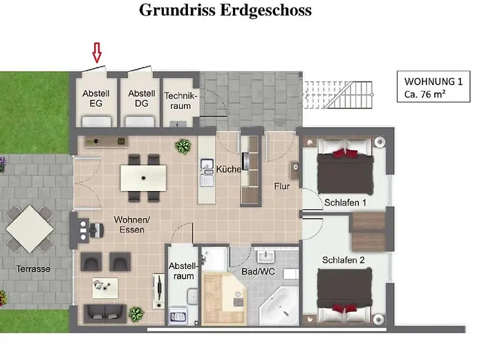 아파트 5*ferienwohnung Seebrise 1 벤디쉬 리츠
